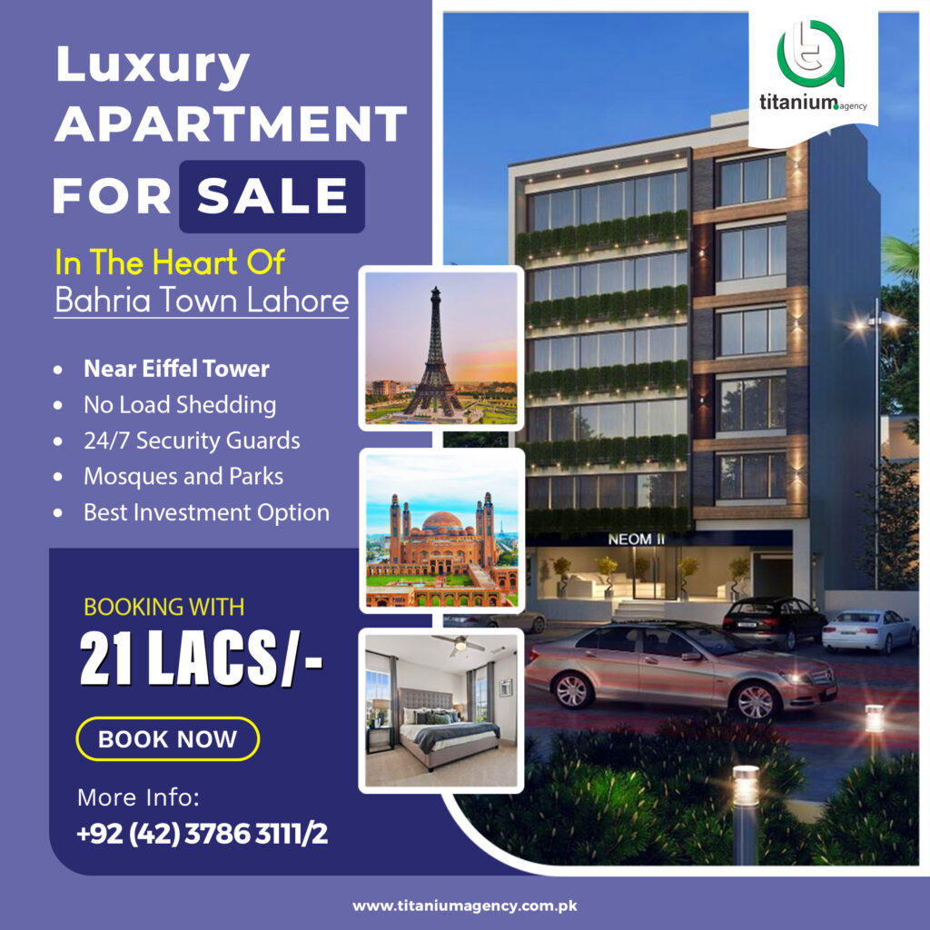 Neom Tower Bahria Town Lahore Location