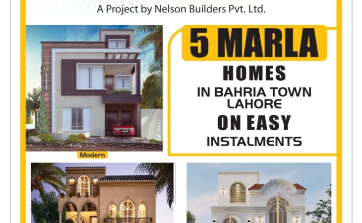 5 Marla Homes On Installments In Bahria