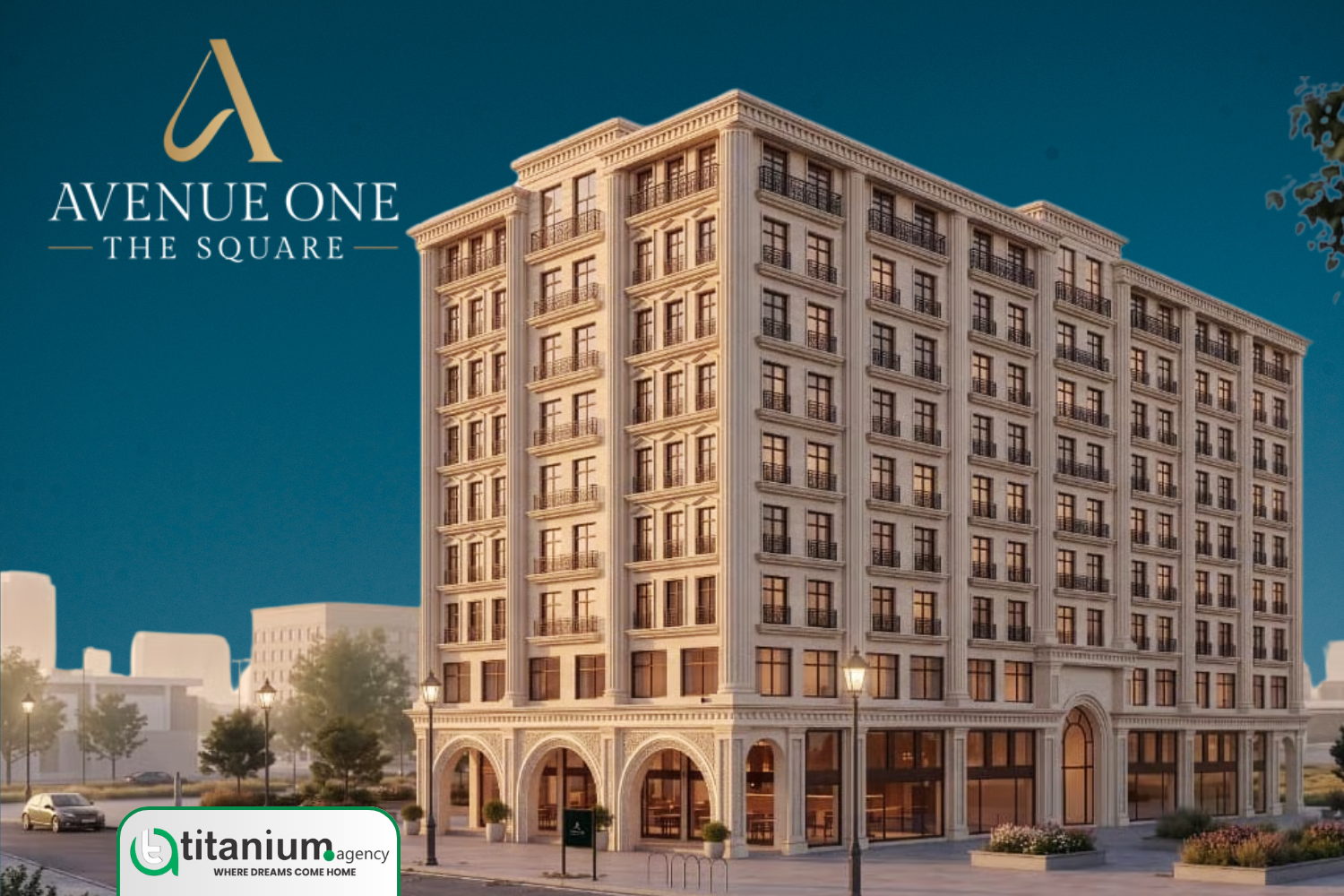 Avenue One Square Pine Avenue Lahore luxury apartments and commercial project