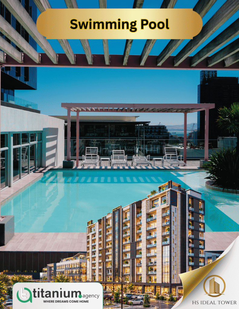 swimming pool HS Ideal Tower Bahria Town Lahore – Construction Update