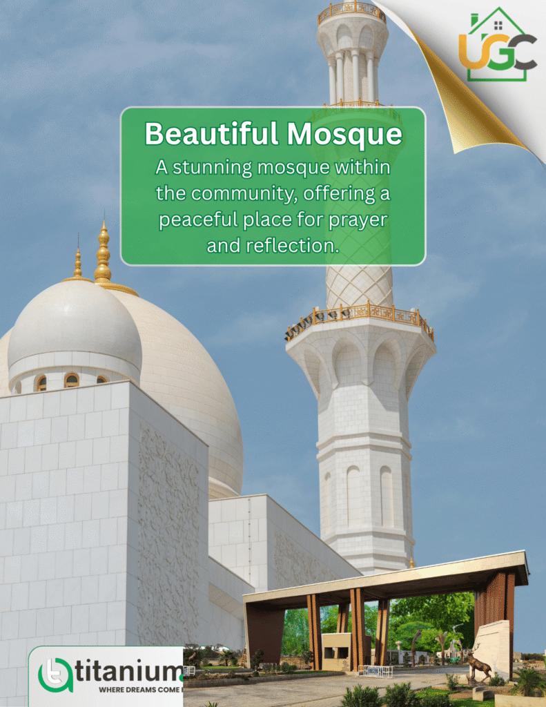 beautiful mosque Ulfat Green City Lahore