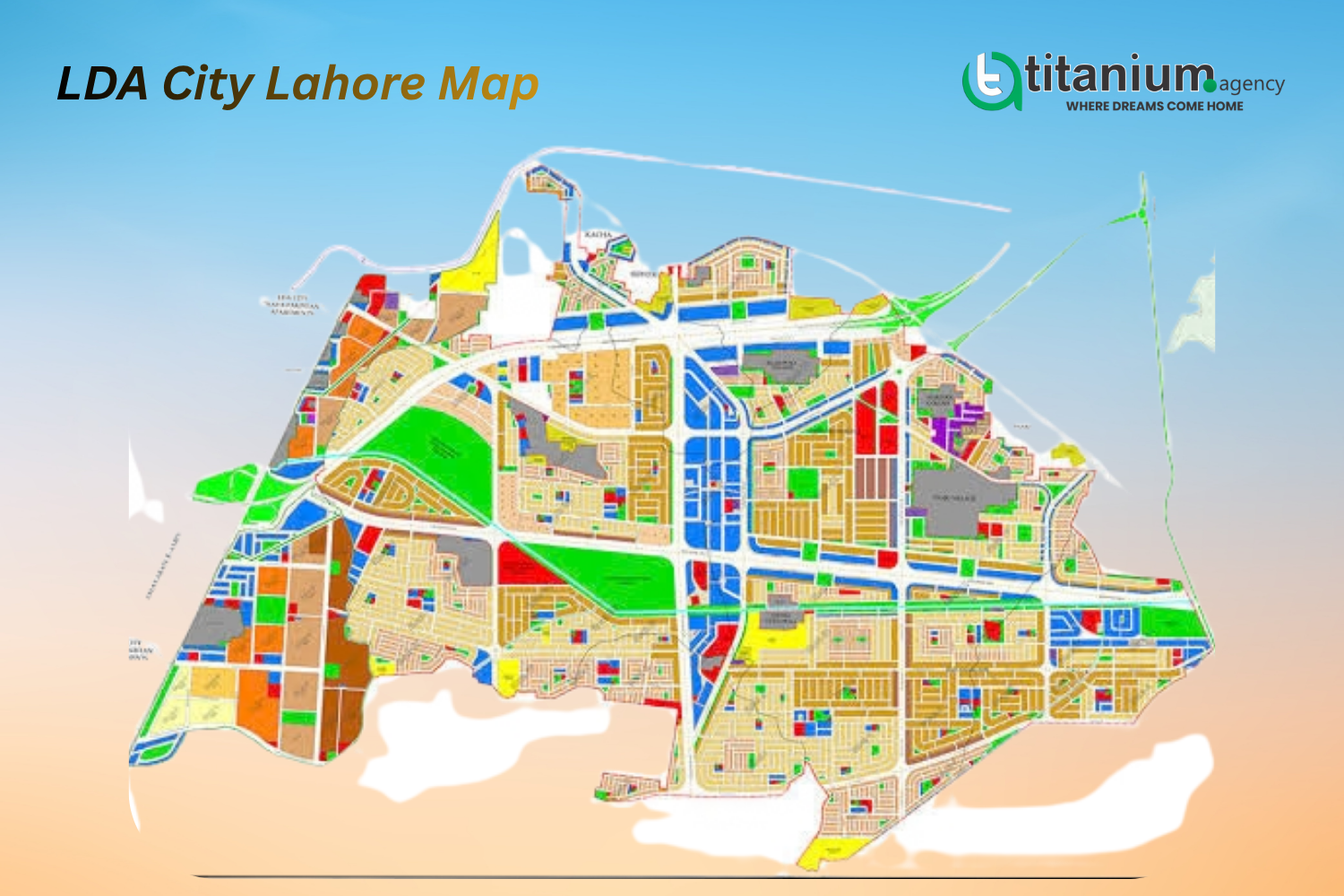 master plan of lda city