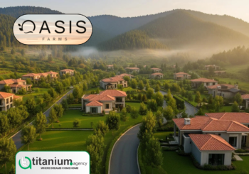Oasis Farms Islamabad farmhouse project surrounded by green hills