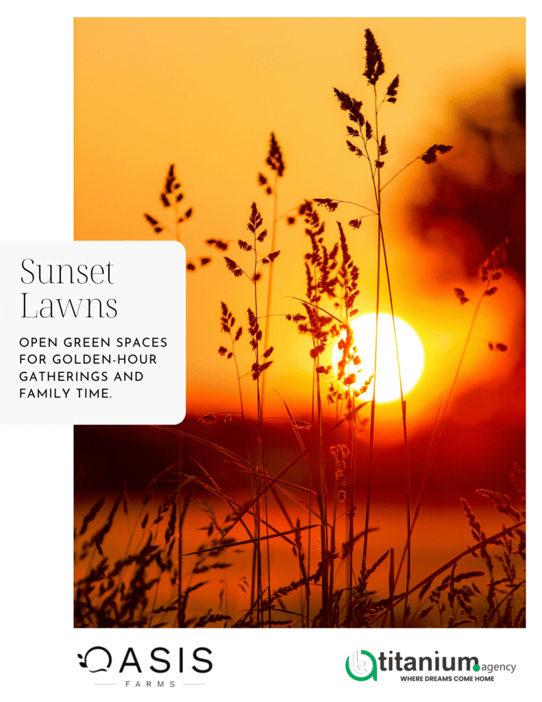 sunset in Oasis Farms Islamabad