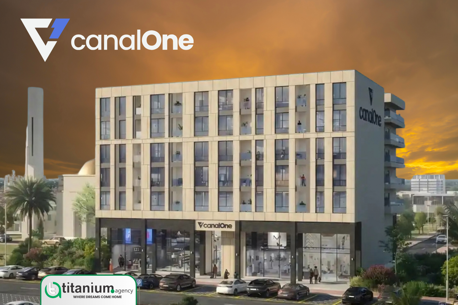 Canal One premium commercial development on Main Canal Road Lahore