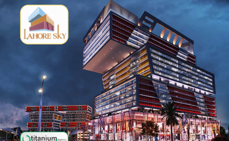 Lahore Sky six-tower high-rise project on Main Ferozepur Road Lahore