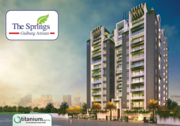 The Springs Atrium luxury apartments off Hali Road in Gulberg II Lahore