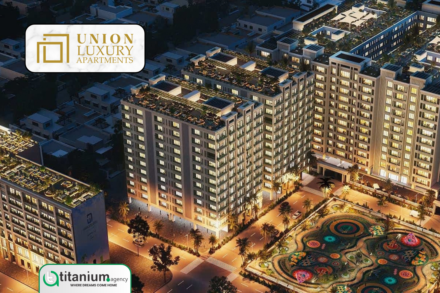 Union Luxury Apartments by Union Developers in the Etihad Town area of Lahore